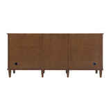 Lorelai 72" Double Vanity, Mid-Century Walnut, w/ 3 CM Siberian Silestone Top