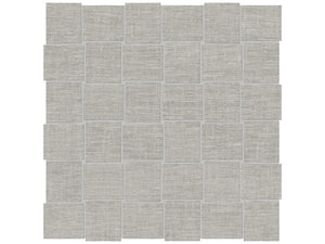 Anatolia Tile 2X2 Basketweave Belgian Linen Fog Porcelain Mosaics. 1 Sheet = .96 Sq. Ft. 4501-0028-1 (69-568) Fog Basketweave 2x2 - premium natural stone mosaic tile from Anatolia Tile, available at PoshHaus showroom in Keene, NH