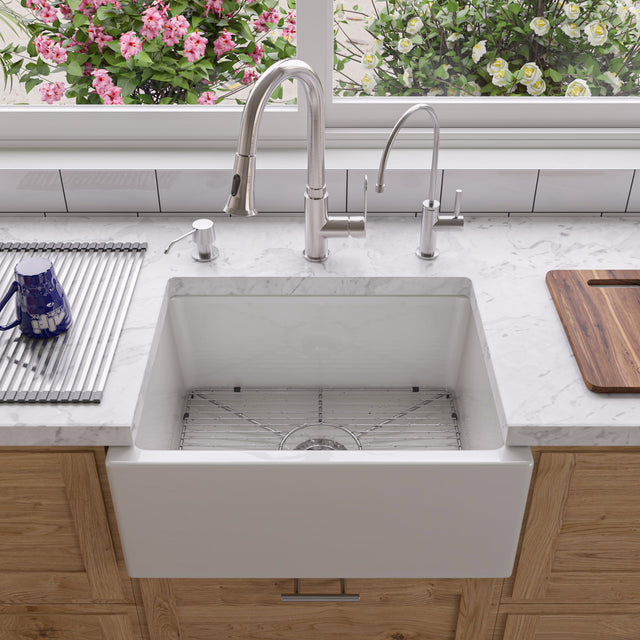 Brushed Nickel Gooseneck Pull Down Kitchen Faucet