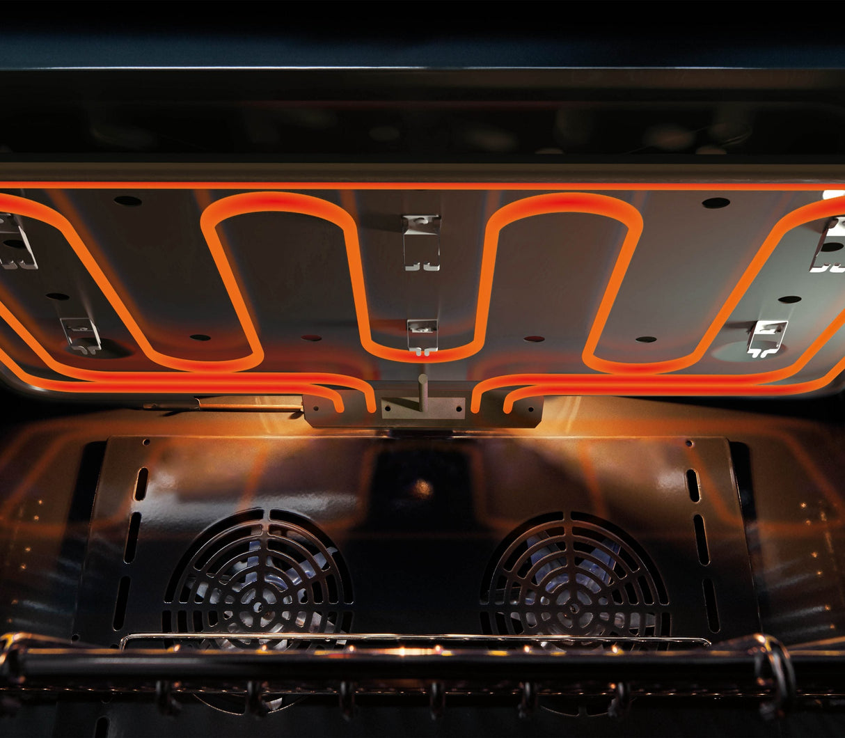 Forza 36-Inch Professional Dual Fuel Range in Ardente Orange (FR366DF-O)