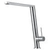ALFI brand AB2046-BSS Round Modern Brushed Stainless Steel Kitchen Faucet