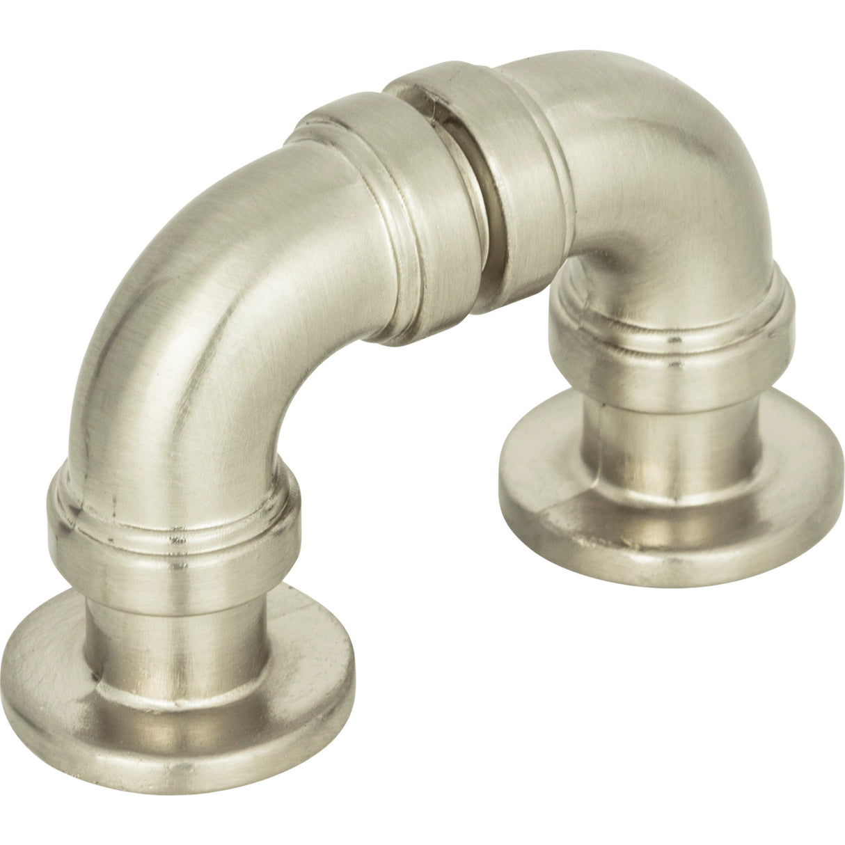 Atlas Homewares Steam Punk Finger Pull 1 5/16 Inch (c-c) Brushed Nickel