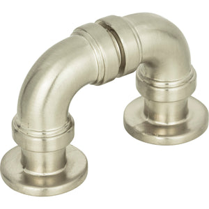 Atlas Homewares Steam Punk Finger Pull 1 5/16 Inch (c-c) Brushed Nickel