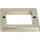 Atlas Homewares Tableau Square Base 1 13/16 Inch Brushed Nickel