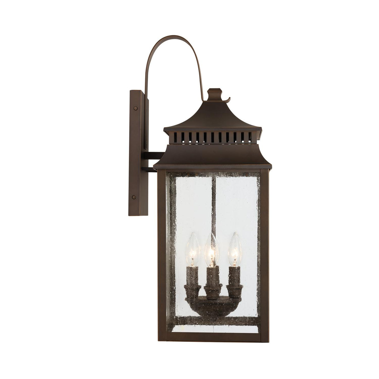 Capital Lighting 936941OZ Sutter Creek 4 Light Outdoor Wall Lantern Oiled Bronze