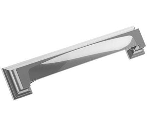 Amerock Cabinet Cup Pull Polished Chrome 5-1/16 inch & 6-5/16 inch (128 mm & 160 mm) Center-to-Center Appoint 1 Pack Drawer Pull Cabinet Handle Cabinet Hardware