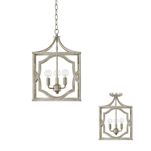 Capital Lighting 9481AS Blakely 3 Light Foyer Antique Silver