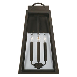 Capital Lighting 943743OZ Leighton 4 Light Outdoor Wall Lantern Oiled Bronze