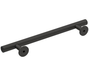 Amerock Cabinet Pull Matte Black 5-1/16 inch (128 mm) Center-to-Center Radius 1 Pack Drawer Pull Cabinet Handle Cabinet Hardware