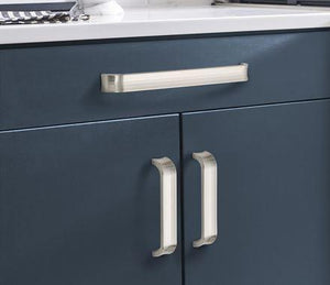 Amerock Cabinet Pull Satin Nickel 10-1/16 inch (256 mm) Center to Center Concentric 1 Pack Drawer Pull Drawer Handle Cabinet Hardware