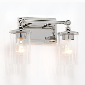 Capital Lighting 120721PN-423 Camden 2 Light Vanity Polished Nickel