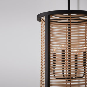 Capital Lighting 544041FK Rico 4 Light Foyer Flat Black