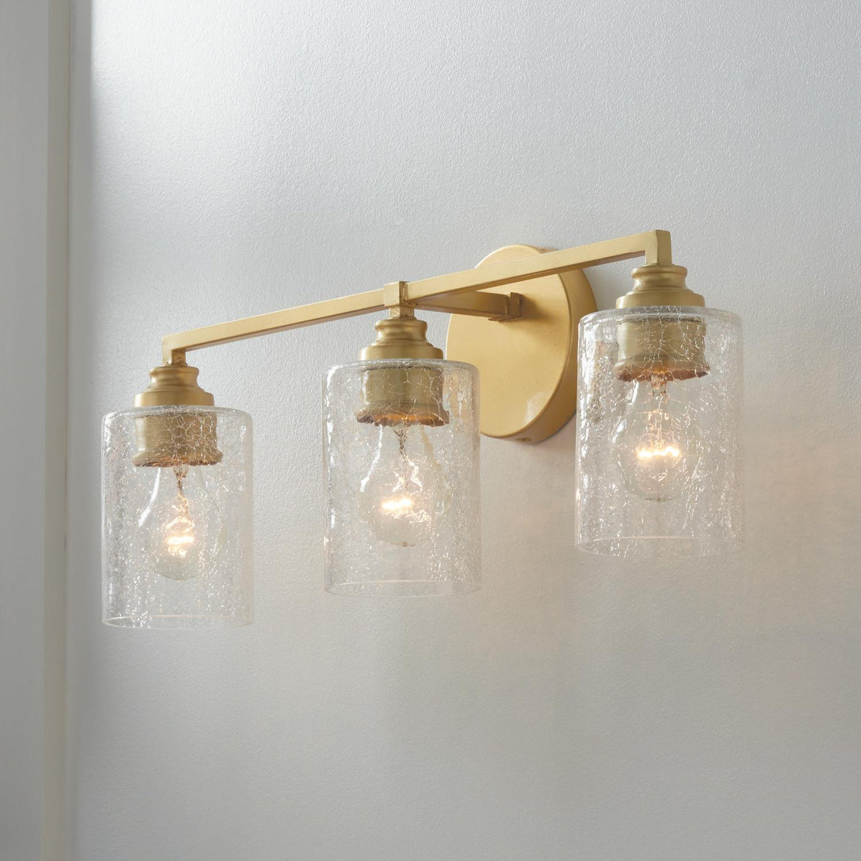 Capital Lighting 120531CG-422 Milan 3 Light Vanity Capital Gold