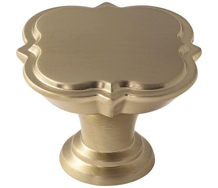 Amerock Cabinet Knob Golden Champagne 1-3/4 inch (44 mm) Diameter Grace Revitalize 1 Pack Drawer Knob Cabinet Hardware