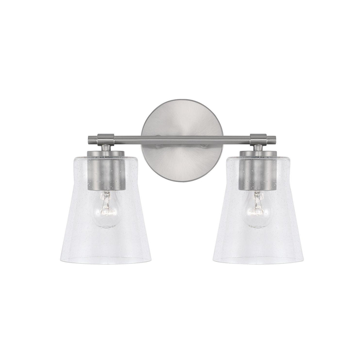 Capital Lighting 146921BN-533 Baker 2 Light Vanity Brushed Nickel