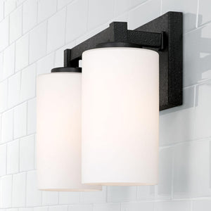 Capital Lighting 119821BI-545 Ravenwood 2 Light Vanity Black Iron