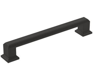 Amerock Cabinet Pull Matte Black 5-1/16 inch (128 mm) Center-to-Center Appoint 1 Pack Drawer Pull Cabinet Handle Cabinet Hardware