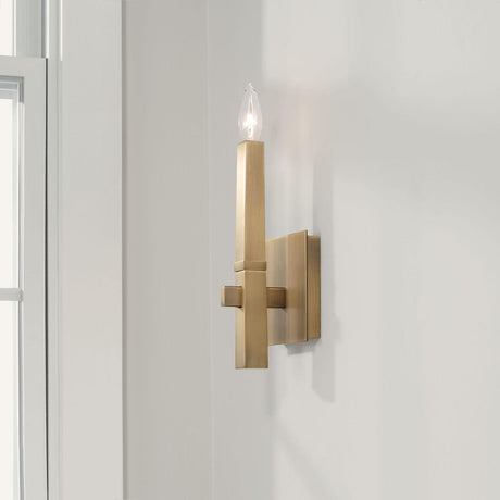Capital Lighting 649611AD Blake 1 Light Sconce Aged Brass