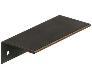 Amerock Cabinet Pull Oil Rubbed Bronze 3 inch (76 mm) Center to Center Edge Pull 1 Pack Drawer Pull Drawer Handle Cabinet Hardware