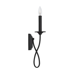 Capital Lighting 637211BI Vincent 1 Light Sconce Black Iron