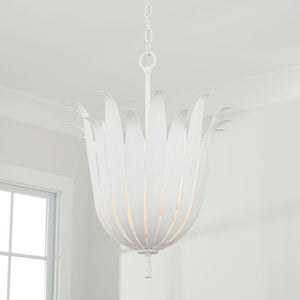 Capital Lighting 349542XW Eden 4 Light Pendant Textured White