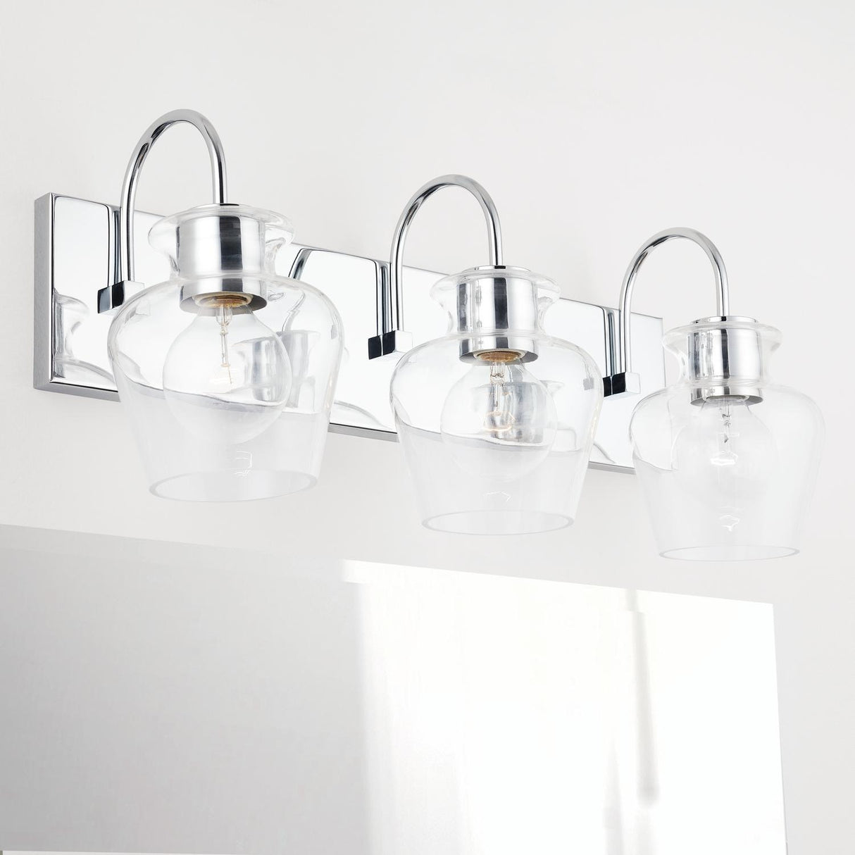 Capital Lighting 138131CH-490 Danes 3 Light Vanity Chrome