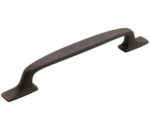 Amerock Cabinet Pull Dark Oiled Bronze 6-5/16 inch (160 mm) Center to Center Highland Ridge 1 Pack Drawer Pull Drawer Handle Cabinet Hardware
