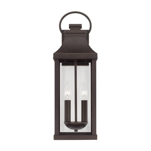 Capital Lighting 946421OZ Bradford 2 Light Outdoor Wall Lantern Oiled Bronze