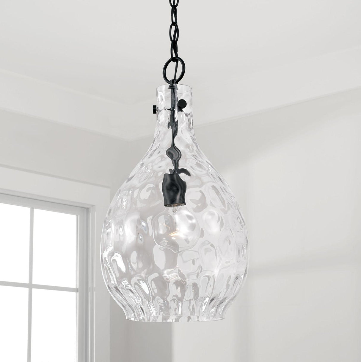 Capital Lighting 349012MB Brentwood 1 Light Pendant Matte Black