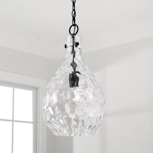 Capital Lighting 349012MB Brentwood 1 Light Pendant Matte Black