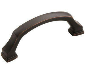 Amerock Cabinet Pull Oil Rubbed Bronze 3 inch (76 mm) Center to Center Revitalize 1 Pack Drawer Pull Drawer Handle Cabinet Hardware