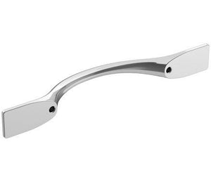 Amerock Cabinet Pull Polished Chrome 3-3/4 inch (96 mm) Center-to-Center Uprise 1 Pack Drawer Pull Cabinet Handle Cabinet Hardware