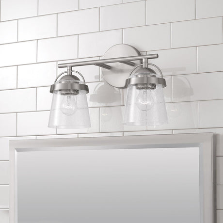 Capital Lighting 147021BN-534 Madison 2 Light Vanity Brushed Nickel