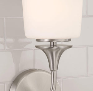 Capital Lighting 648911BN-541 Presley 1 Light Sconce Brushed Nickel