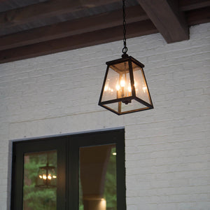 Capital Lighting 926842BK Belmore 4 Light Outdoor Hanging Lantern Black