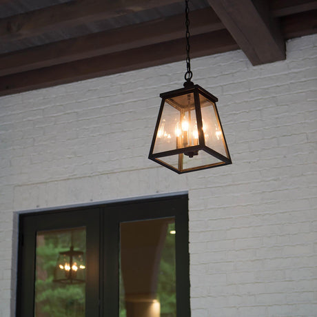 Capital Lighting 926842BK Belmore 4 Light Outdoor Hanging Lantern Black
