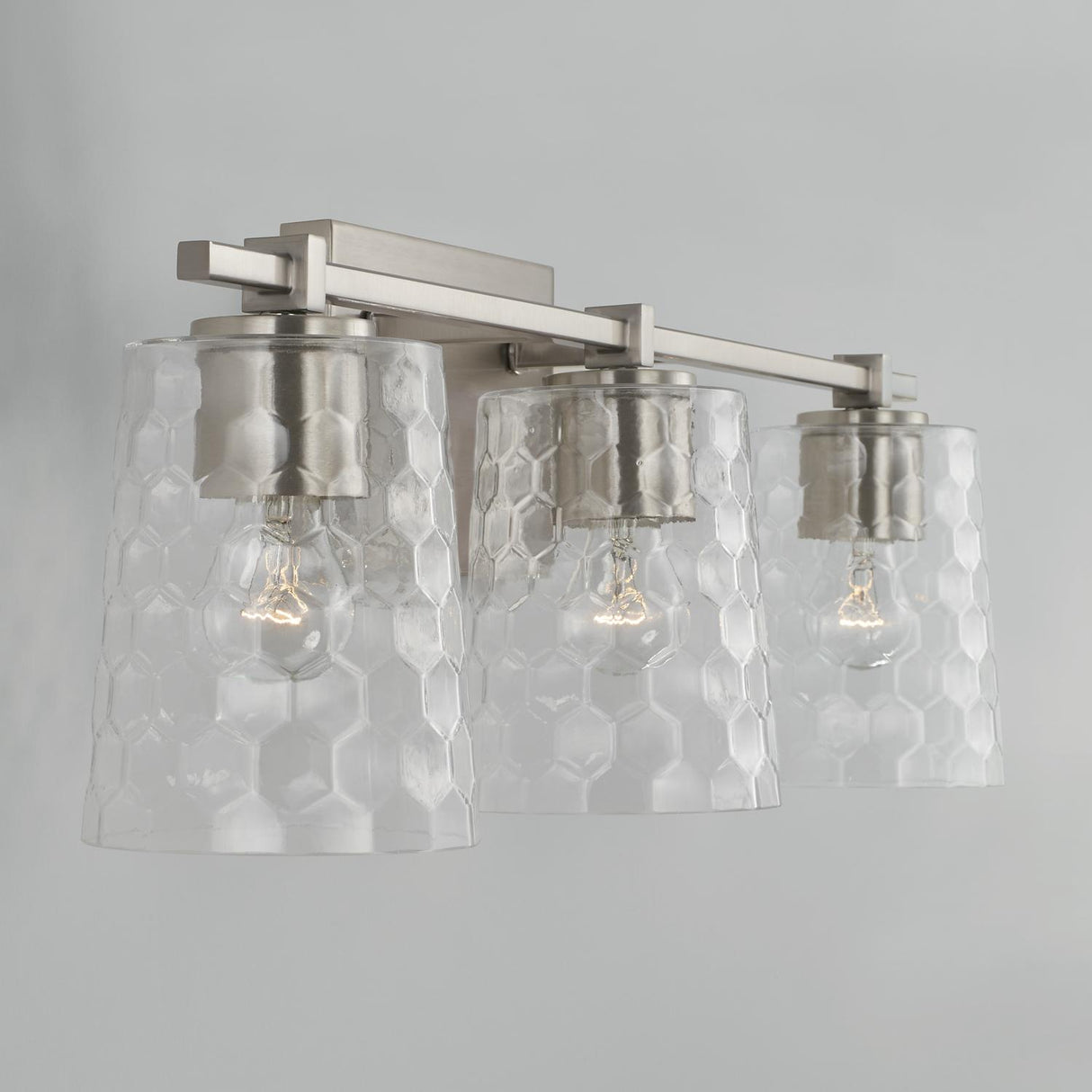 Capital Lighting 143531BN-517 Burke 3 Light Vanity Brushed Nickel