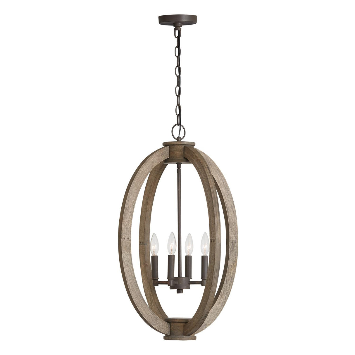 Capital Lighting 529142NG Tybee 4 Light Foyer Nordic Grey