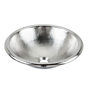 Thompson Traders Hammered Nickel Alder Bath Sink Tacambaro 2RP-BRN Nickel
(Hammered)