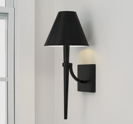 Capital Lighting 645911MB Holden 1 Light Sconce Matte Black