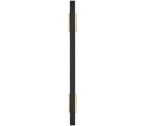 Amerock Cabinet Pull Brushed Gold/Matte Black 5-1/16 inch (128 mm) Center to Center Urbanite 1 Pack Drawer Pull Drawer Handle Cabinet Hardware