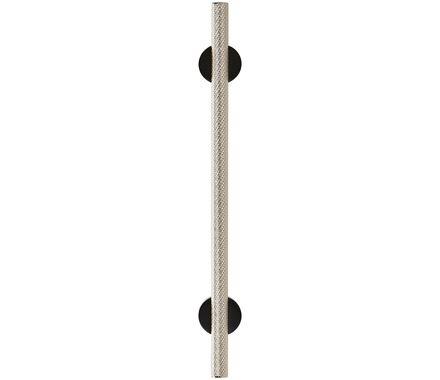 Amerock Cabinet Pull Matte Black/Polished Nickel 6-5/16 inch (160 mm) Center to Center Transcendent 1 Pack Drawer Pull Drawer Handle Cabinet Hardware