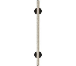 Amerock Cabinet Pull Matte Black/Polished Nickel 6-5/16 inch (160 mm) Center to Center Transcendent 1 Pack Drawer Pull Drawer Handle Cabinet Hardware