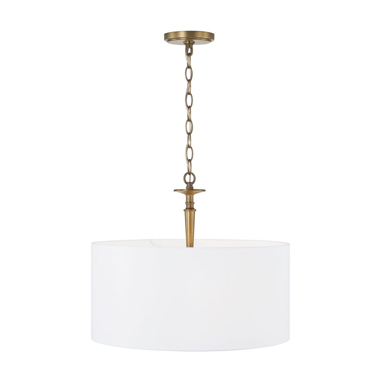 Capital Lighting 342631AD Abbie 3 Light Pendant Aged Brass