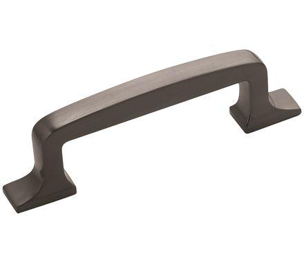 Amerock Cabinet Pull Graphite 3 inch (76 mm) Center to Center Westerly 1 Pack Drawer Pull Drawer Handle Cabinet Hardware