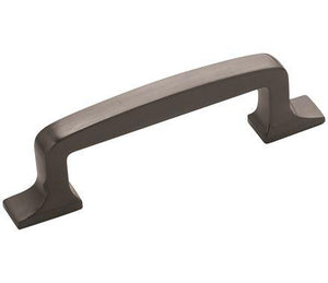 Amerock Cabinet Pull Graphite 3 inch (76 mm) Center to Center Westerly 1 Pack Drawer Pull Drawer Handle Cabinet Hardware