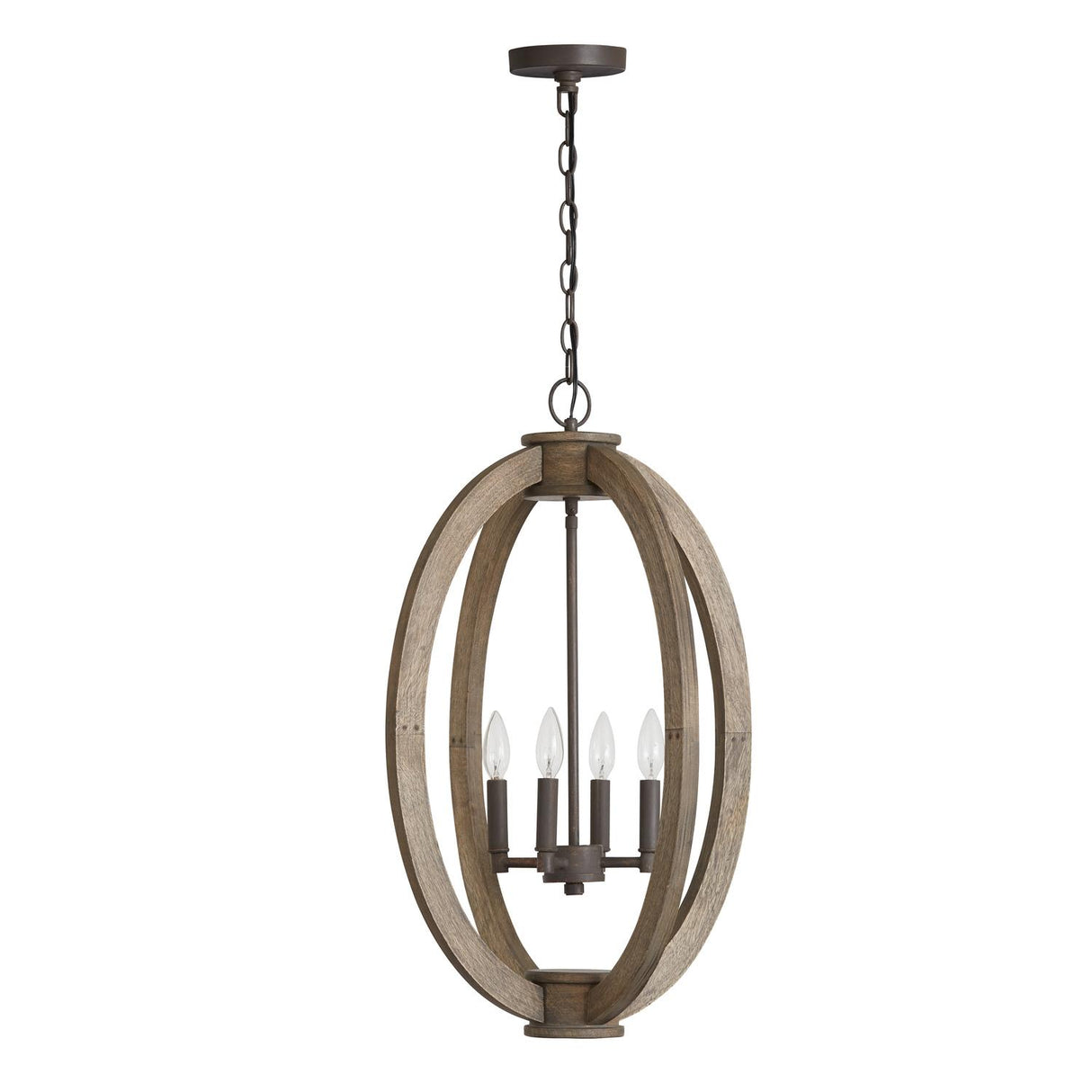 Capital Lighting 529142NG Tybee 4 Light Foyer Nordic Grey