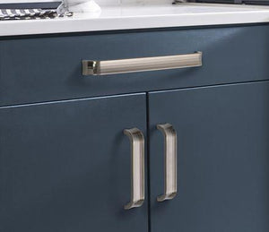 Amerock Cabinet Pull Gunmetal 5-1/16 inch (128 mm) Center to Center Concentric 1 Pack Drawer Pull Drawer Handle Cabinet Hardware
