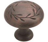 Amerock Cabinet Knob Oil Rubbed Bronze 1-5/16 inch (33 mm) Diameter Nature'S Splendor 1 Pack Drawer Knob Cabinet Hardware