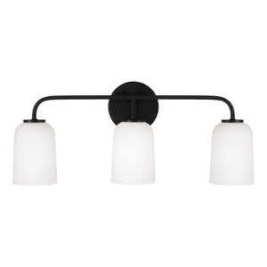 Capital Lighting 148831MB-542 Lawson 3 Light Vanity Matte Black
